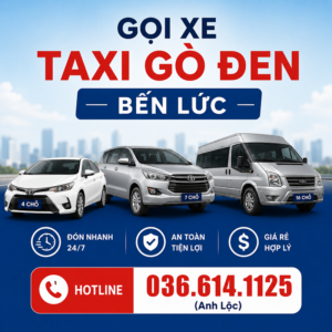 Gọi xe Taxi ở Gò Đen - Bến Lức